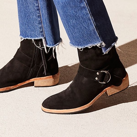free people black bootie